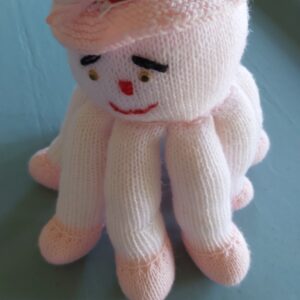 Hand-knitted Octopus soft toy