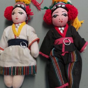 Vintage Japanese dolls (pair)