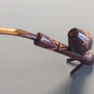 Black Forest Pipe with built-in stand