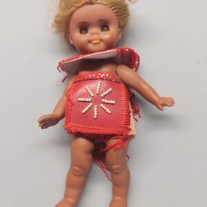 Vintage native girl doll