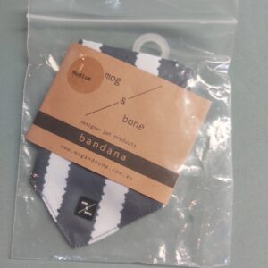 . Mog & Bone brand Dog collar (medium) with detachable bandanna