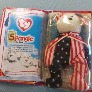 TY International Bears Spar spangled bear, rare