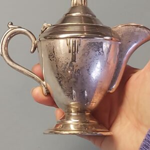 Art Deco Silver Milk Jug, Sir John Bennett, Made in UK