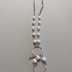 White beaded necklace from Bali