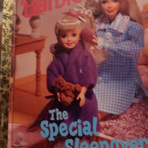 Book, Barbie, The Special Sleepover, Little Golden Book, vintage