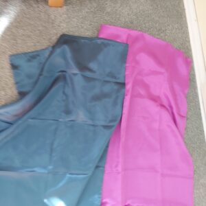 2 polyester (faux silk) new standard pillowcases